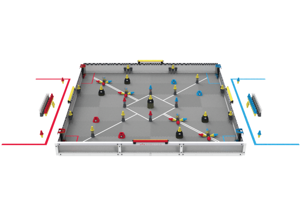 VEX Override field side view